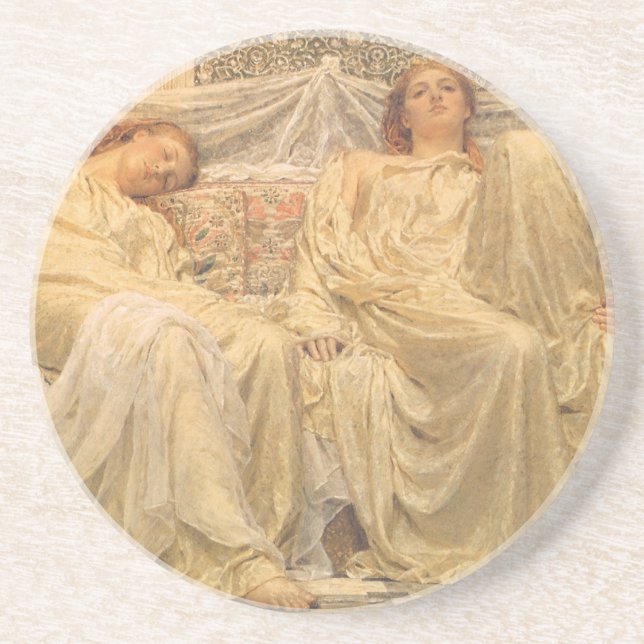Dreamers av Albert Joseph Moore, Victorian Art Underlägg Sandsten (Framsidan)