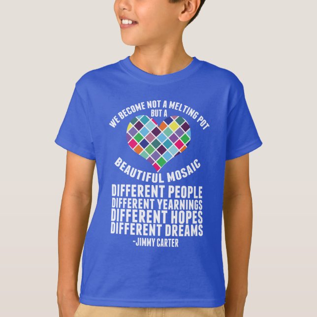 Dreamers DACA-citat från Jimmy Carter Kids T Shirt (Framsida)