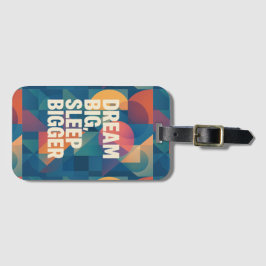 Dreamers motto bagagebricka