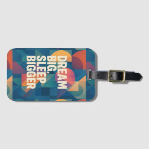 Dreamers motto bagagebricka