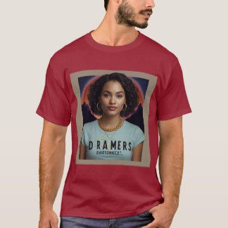 Dreamers Spark Change - Multifärgad inspirational T Shirt