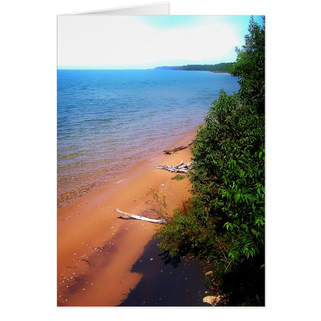 Dreaming av Sjö Michigan Hälsningskort (Framsidan)