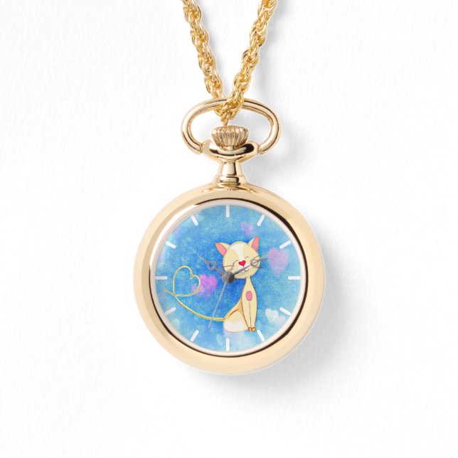 Dreaming Cat Armbandsur (Framsida)