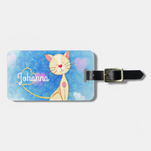 Dreaming Cat Bagagebricka