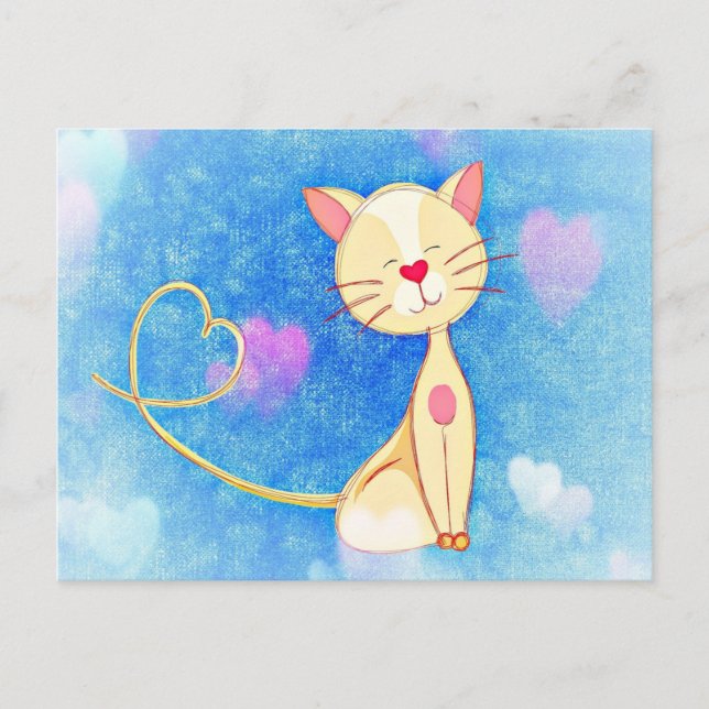 Dreaming Cat Vykort (Framsida)