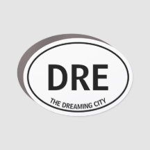 Dreaming City Car Magnet
