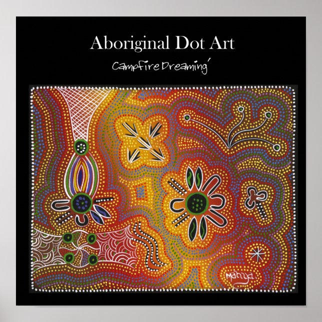 Dreaming Dot Art Poster (Framsidan)