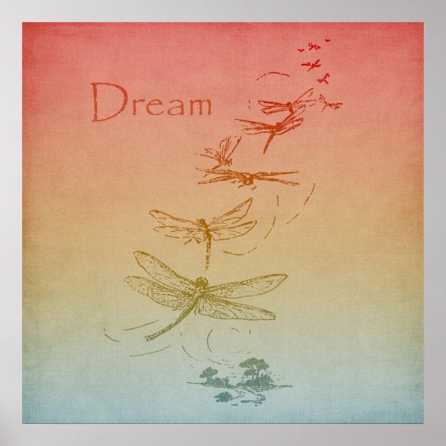 Dreaming Dragonflies Poster (Framsidan)