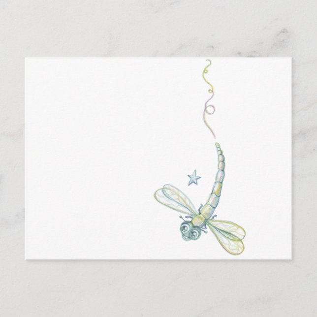 Dreaming Dragonfly Vykort (Framsida)
