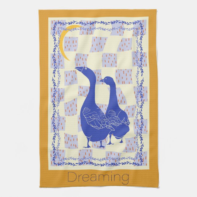 Dreaming Geese Kitchen Towel Kökshandduk (Vertikal)