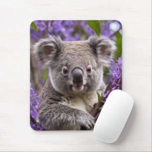 "Dreaming in Lila: A Koala i Jacaranda Träd Musmatta