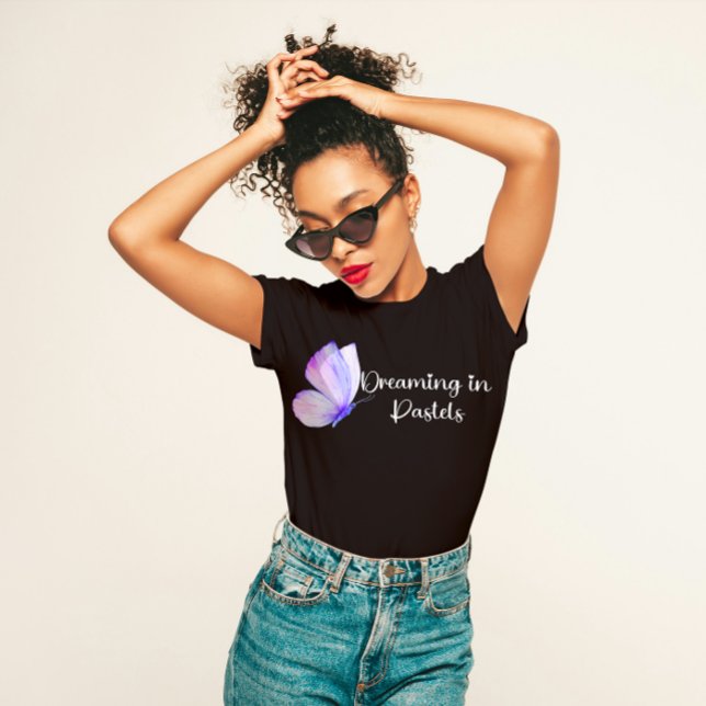 "Dreaming in Pastels" Mjuk asetisk feminin T Shirt (Skapare uppladdad)
