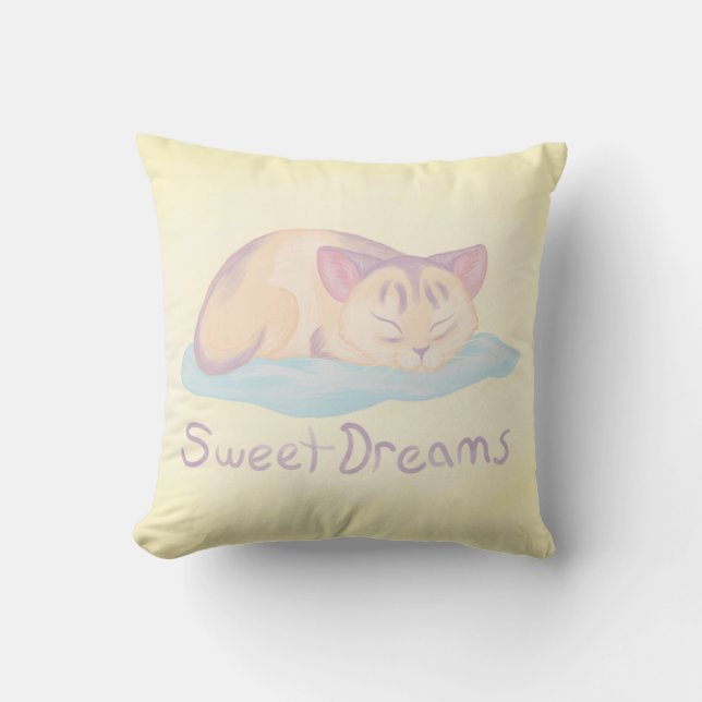 Dreaming Kitten Kudde (Framsida)