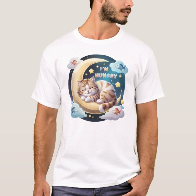 Dreaming Kitten T Shirt (Framsida)