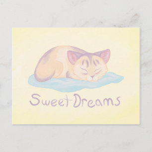 Dreaming Kitten Vykort