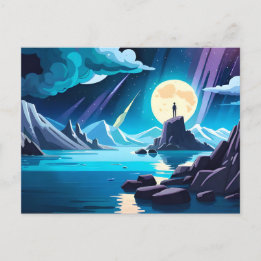 Dreaming - Man vid havet Vykort