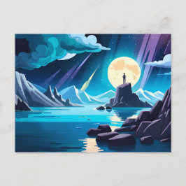 Dreaming - Man vid havet Vykort