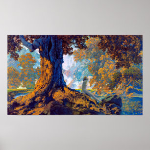 Dreaming Maxfield Parrish Poster