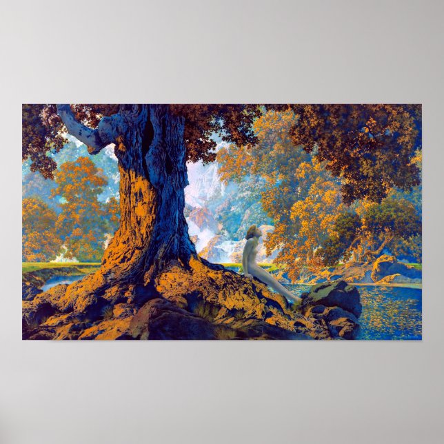 Dreaming | Maxfield Parrish | Poster (Framsidan)