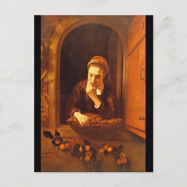 Dreaming', Nicolaes Maes_Dutch Masters Vykort (Framsida)