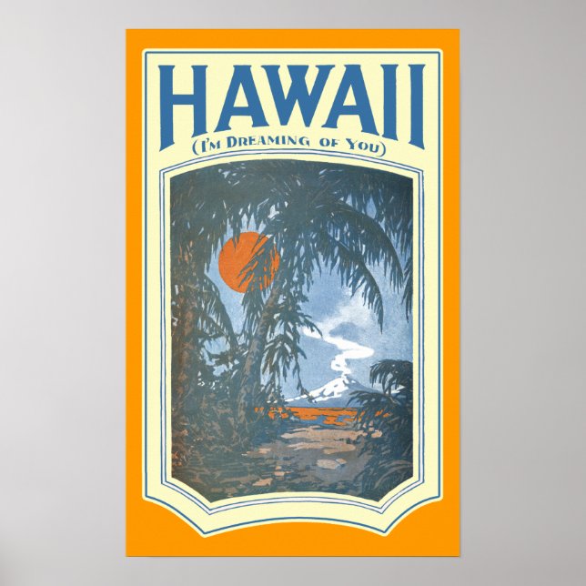Dreaming of Hawaii Poster (Framsidan)