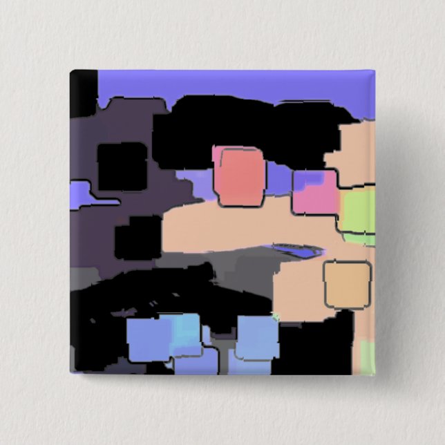 "Dreaming of Himlar" Geometric Art Knapp (Framsida)