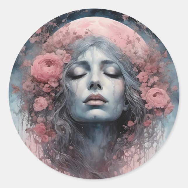 Dreaming Phantasy Runt Klistermärke (Framsida)