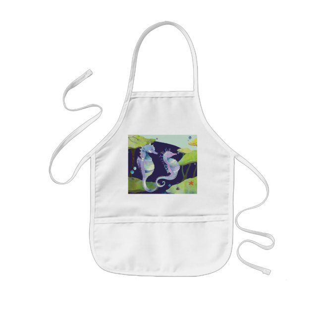 Dreaming Sea Horse Barnförkläde (Framsidan)
