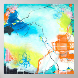 Dreaming - Torgrafik, Abstrakt Poster