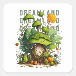 Dreamland Fyrkantigt Klistermärke