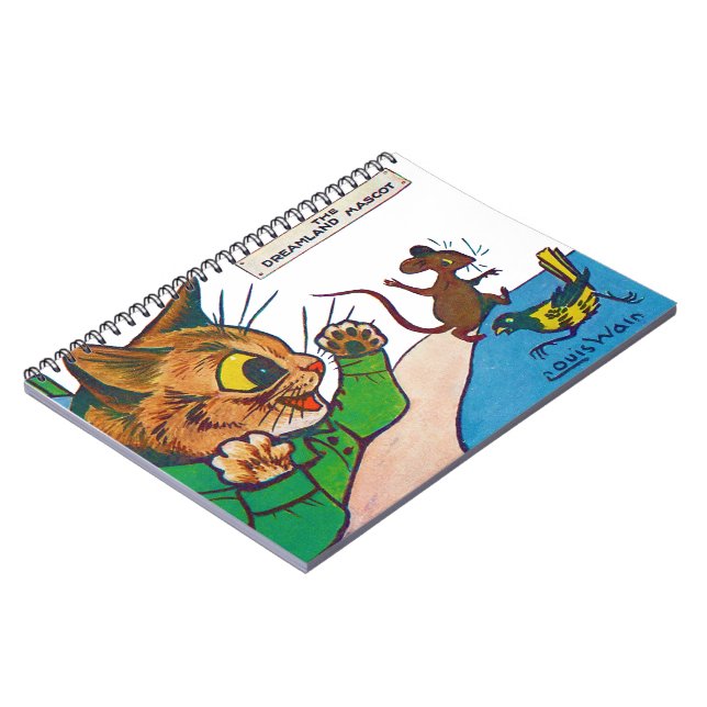 Dreamland Mascot, Louis Wain Anteckningsbok (Vänstra Sidan)