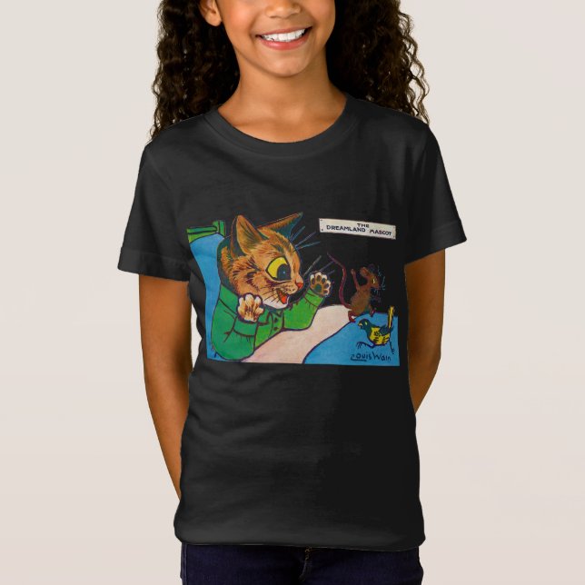 Dreamland Mascot, Louis Wain T-Shirt (Framsida)