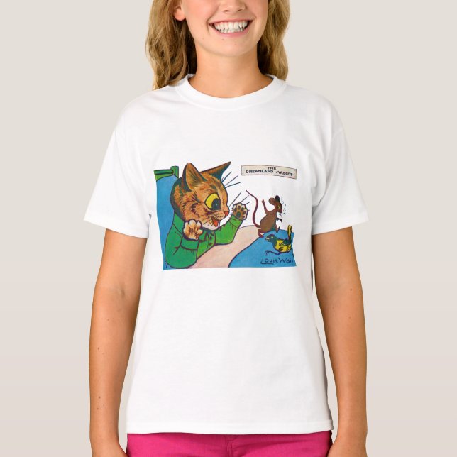 Dreamland Mascot, Louis Wain T Shirt (Framsida)