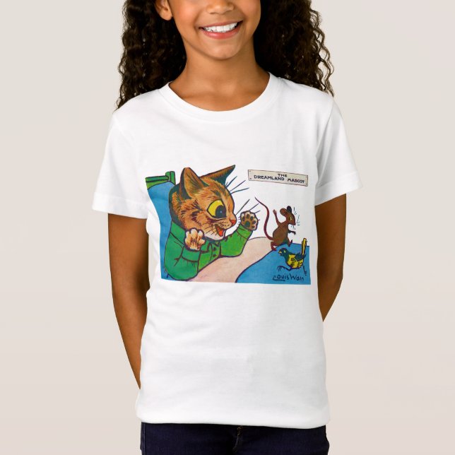 Dreamland Mascot, Louis Wain T Shirt (Framsida)