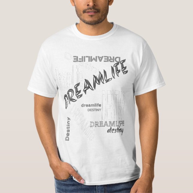 DreamLife Destiny Coloring Tshirt T Shirt (Framsida)
