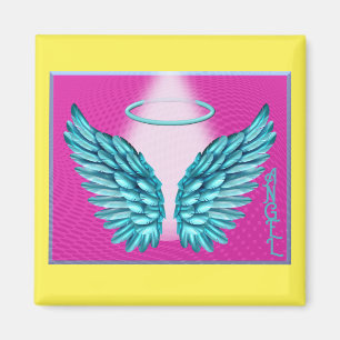 "Dreamlike Angelic Vingar och Halo" Magnet