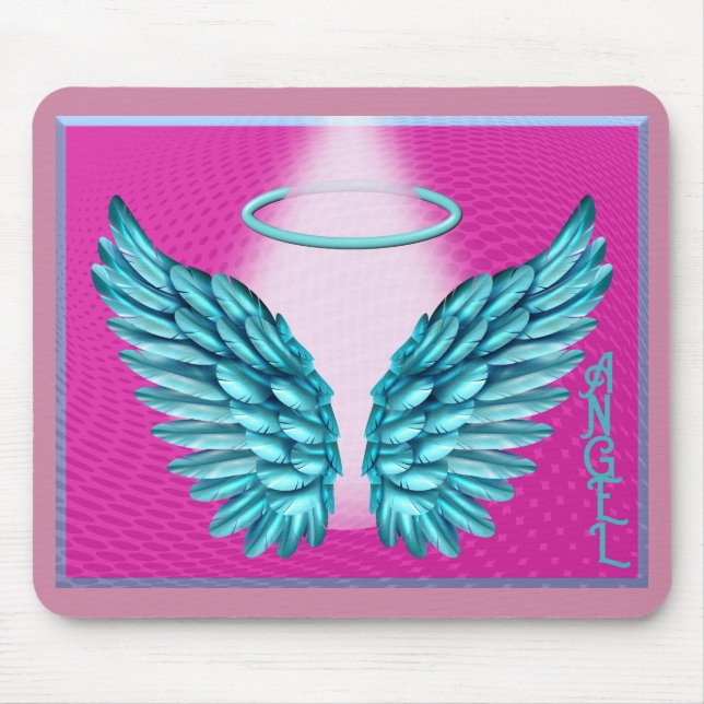 "Dreamlike Angelic Vingar och Halo" Musmatta (Framsidan)