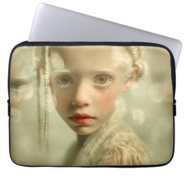 Dreamlike Children Portrait Whispered Light Child Laptop Fodral