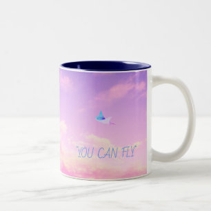 Dreamlike Flies Sting Ray Two Tone-kaffe mugg