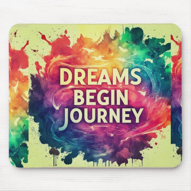 Dreams Begin Journey Musmatta (Framsidan)