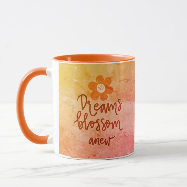 Dreams Blommar Anew Mugg (Vänster)