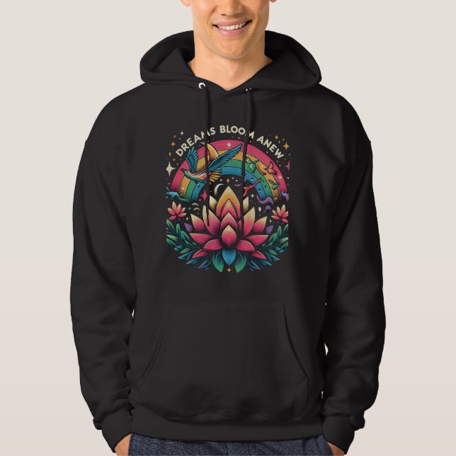 Dreams Bloom Anew Hoodie (Framsida)