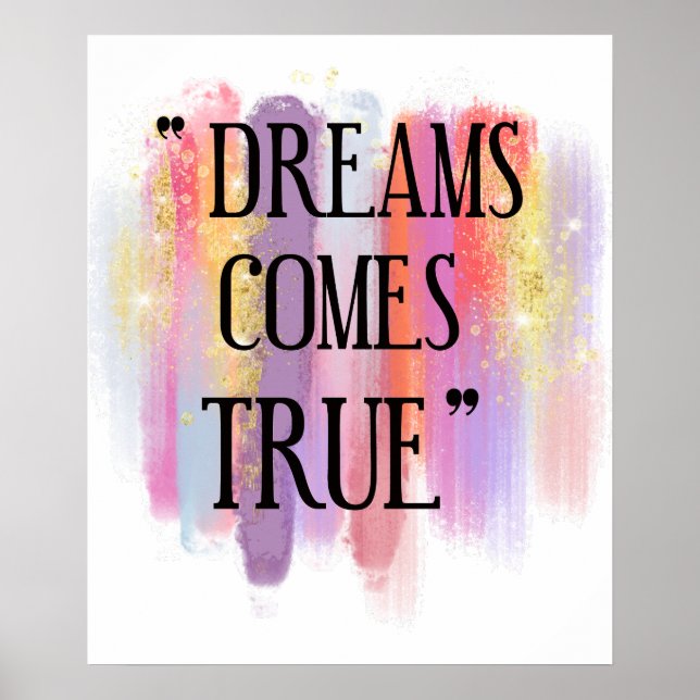 Dreams Comes True Poster (Framsidan)