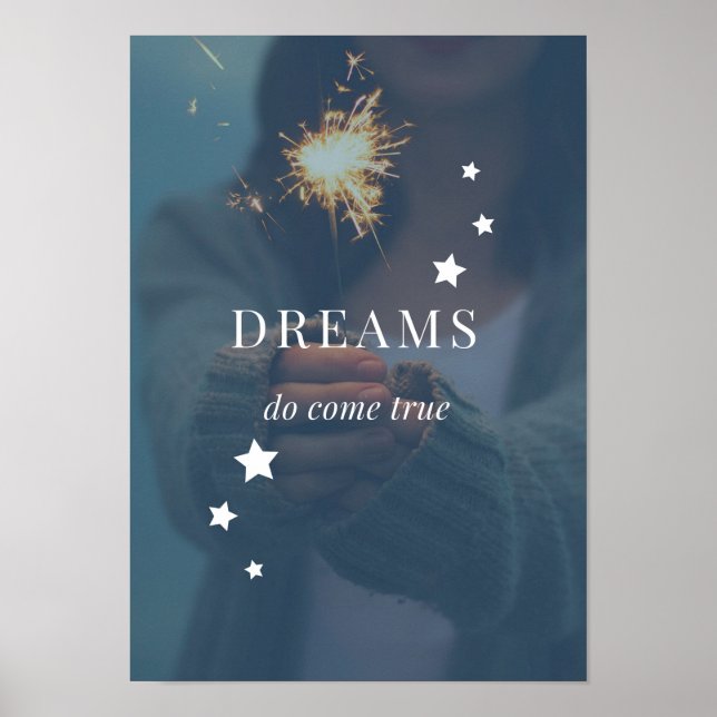 Dreams Do Kom True Poster (Framsidan)