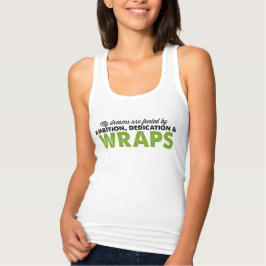 Dreams Fueled by Wraps Tank Linne Med Racerback