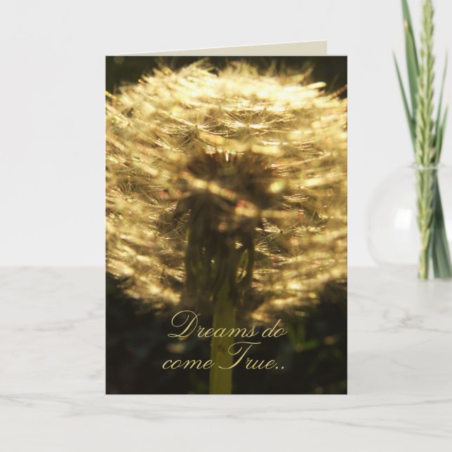 Dreams GÖR kom True. Kort (Framsida)