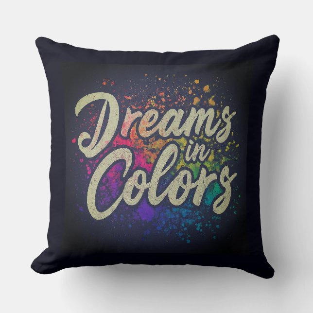 Dreams i Färg Kudde (Framsida)