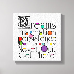Dreams inspirationsoffert canvastryck