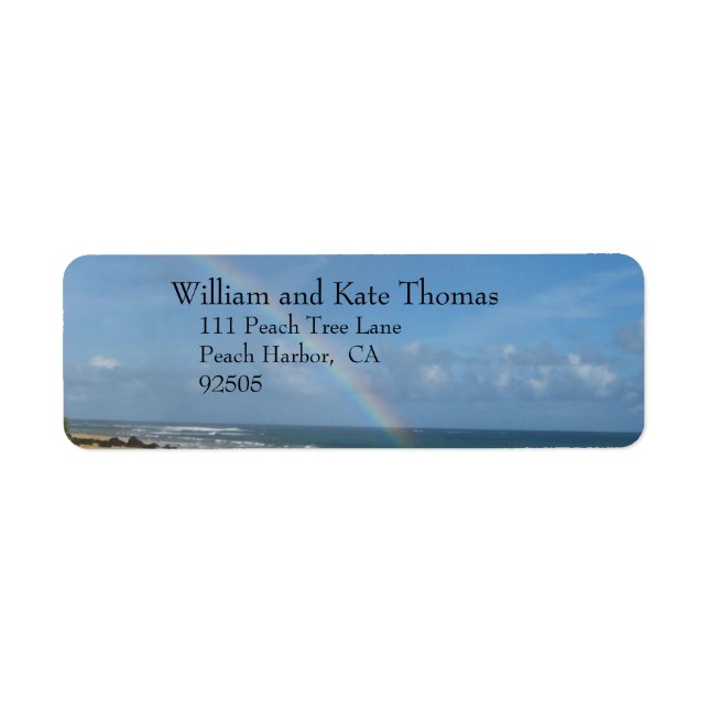 Dreams kom true Address Label Returadress Etikett (Framsidan)