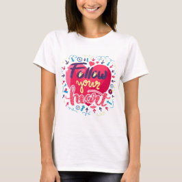 Dreams kom true, inspirationstecken t shirt